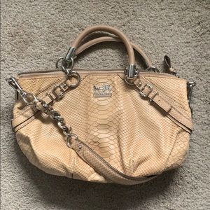 COACH Snakeskin Purse- Perfect Condition